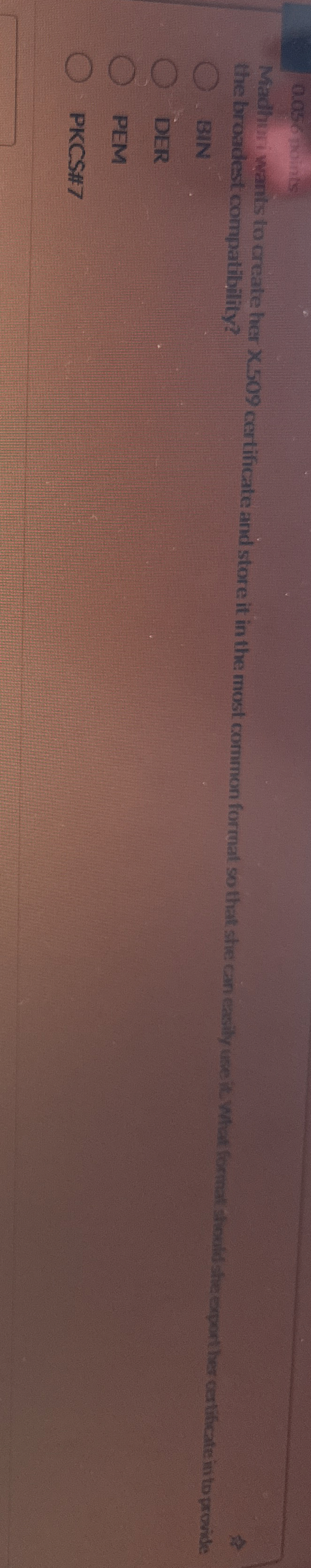 a . asonoints Madhuri wants to create her 5 0 9