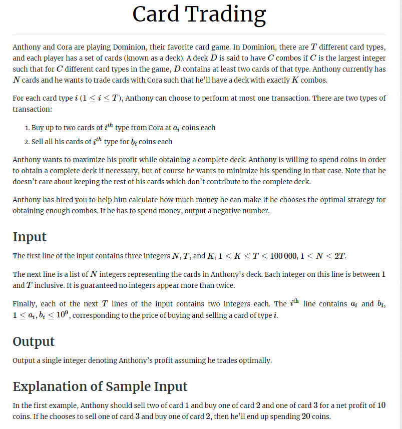 Solve the problem using JAVA and try not to use