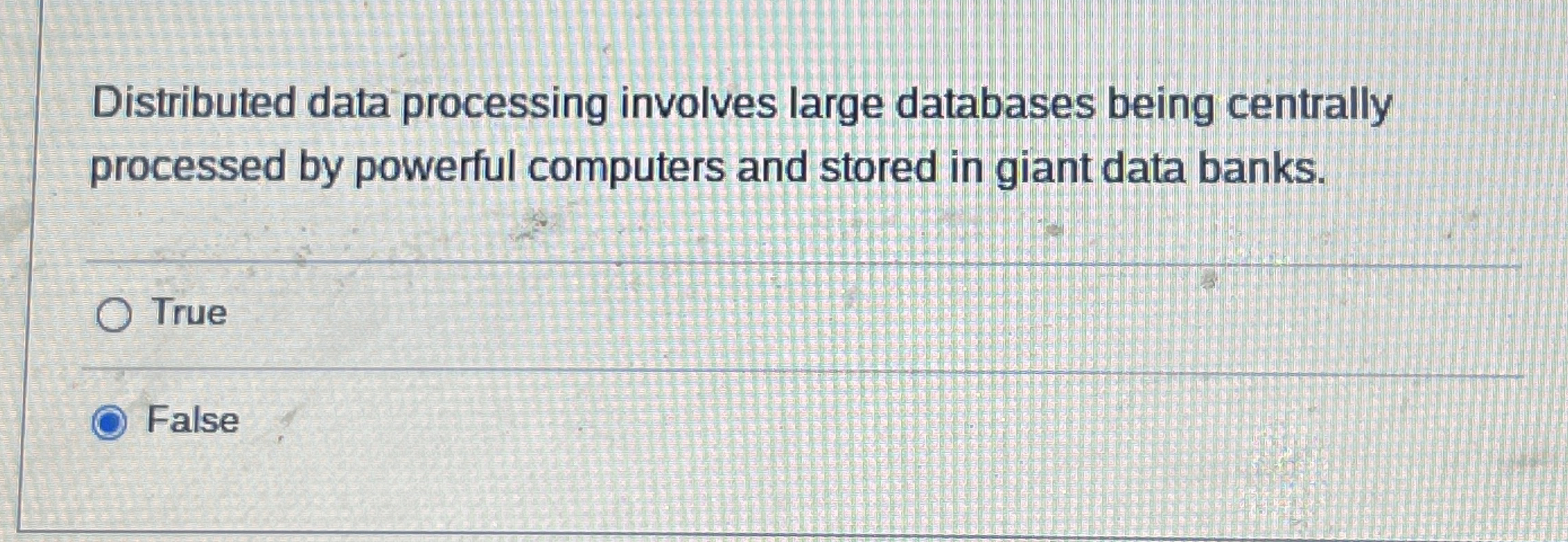 Distributed data processing involves large