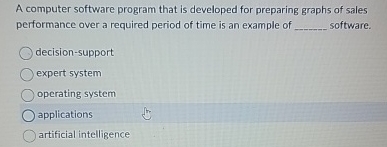A computer software program that is developed for