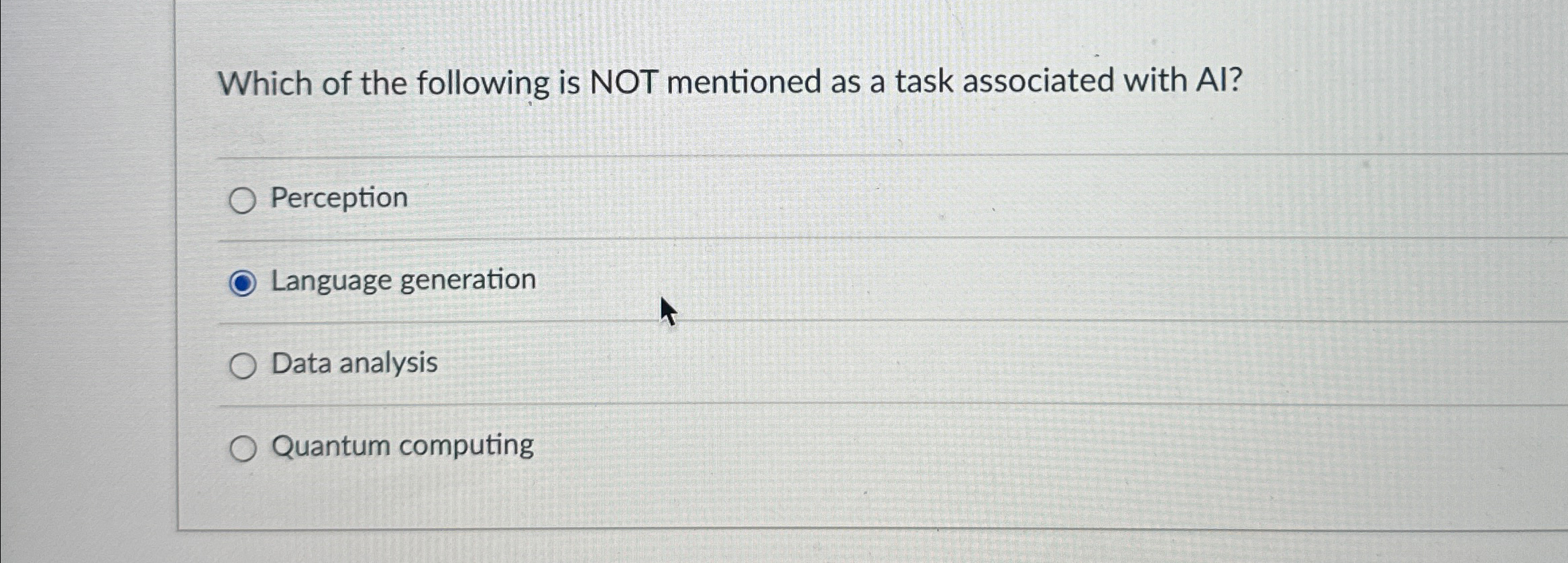 Which of the following is NOT mentioned as a task