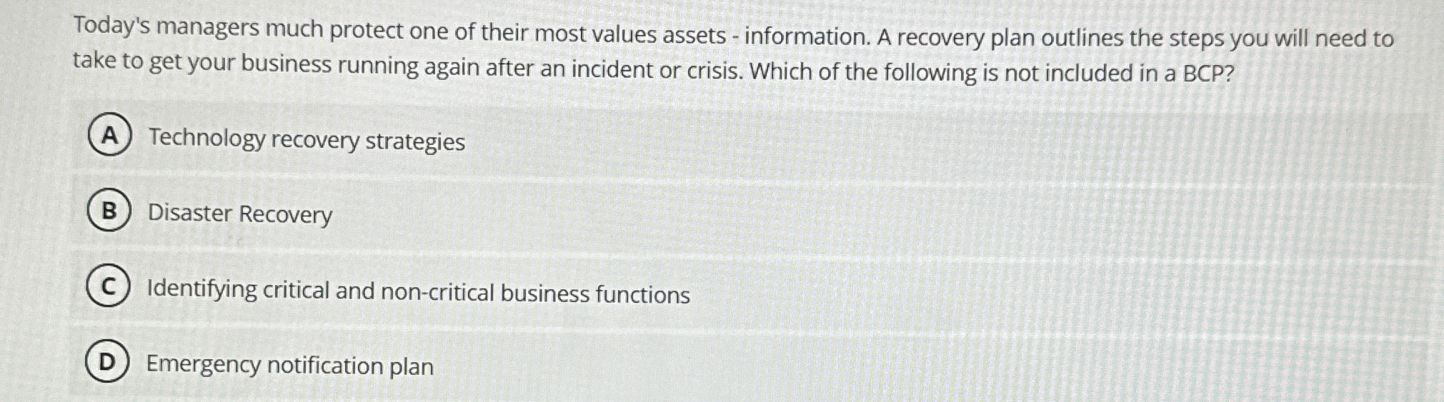 Today's managers much protect one of their most