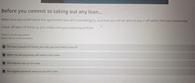 Before you commit to taking out any loan... Make