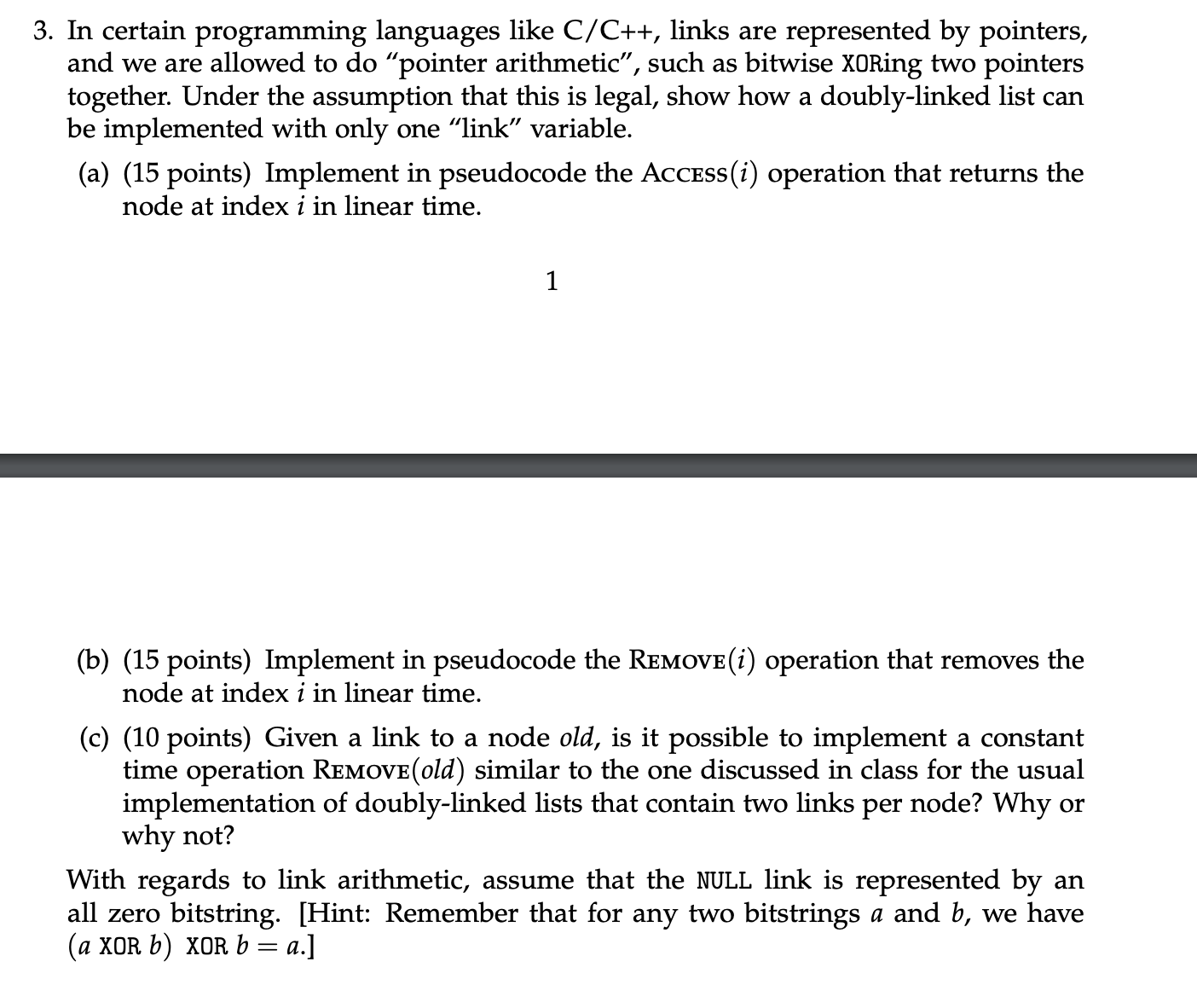 In certain programming languages like C / C + + ,