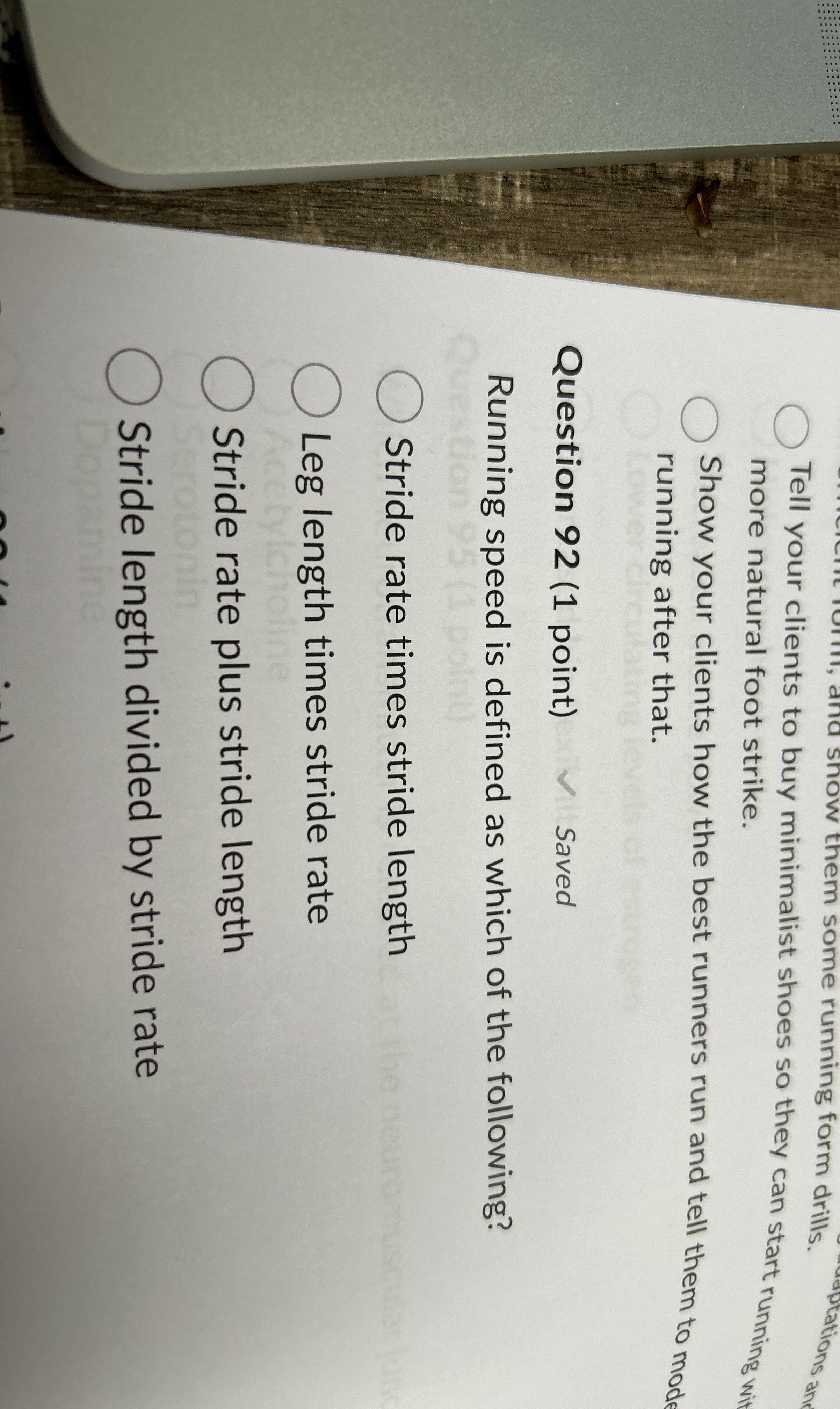 Tell your clients to buy minimalist shoes so they