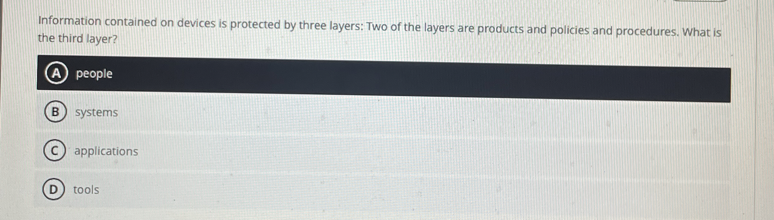Information contained on devices is protected by