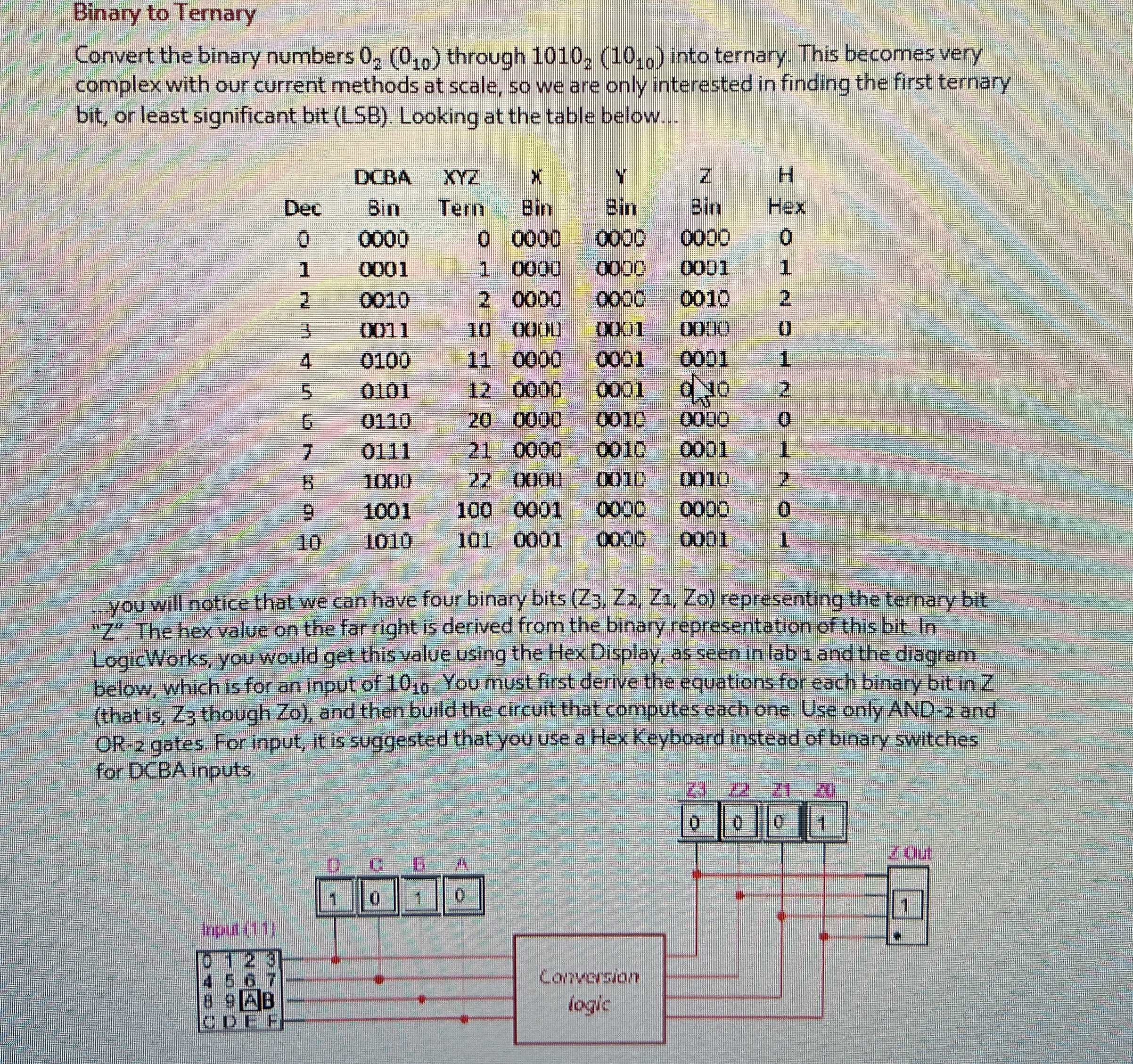 Please create a circuit that converts to match