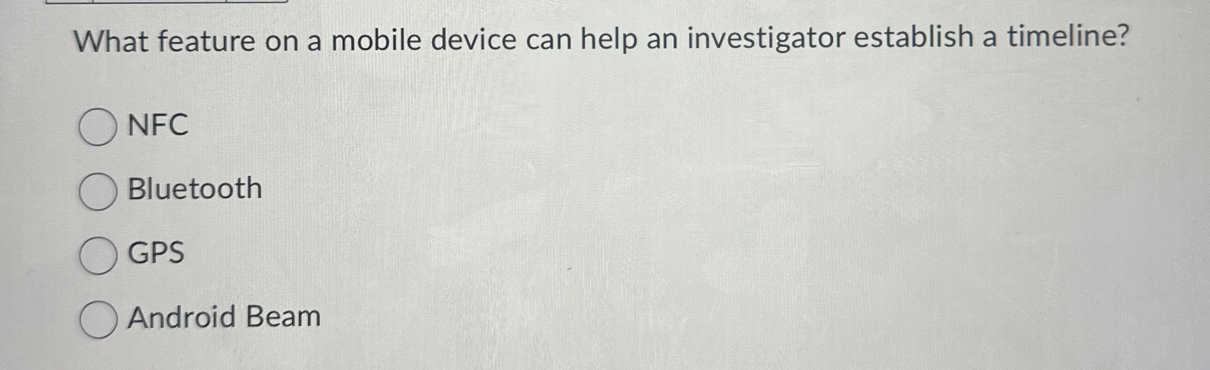 What feature on a mobile device can help an