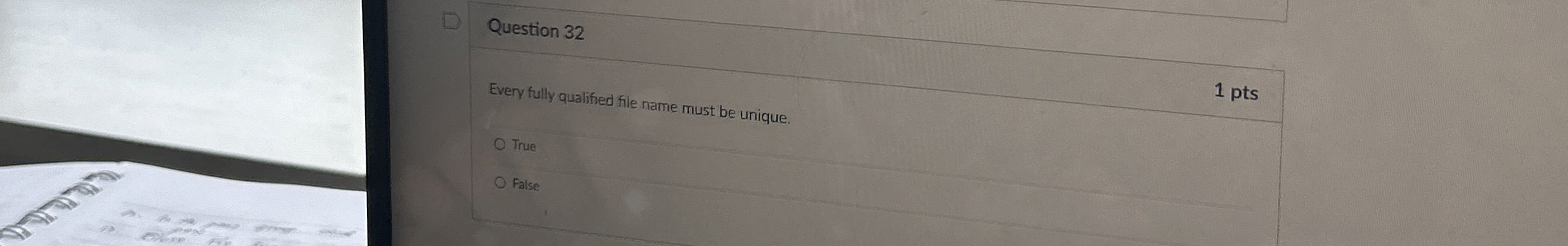 Question 3 2 Every fully qualified file name must