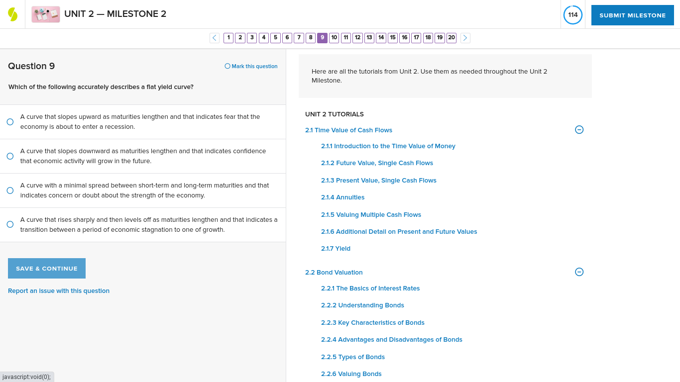 UNIT 2 - MILESTONE 2 114 SUBMIT MILESTONE < 1 2 3