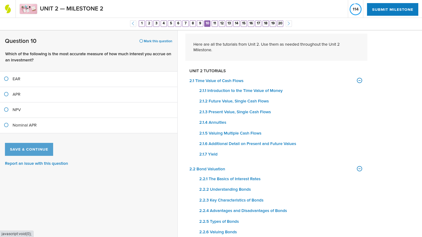 UNIT 2 - MILESTONE 2 114 SUBMIT MILESTONE < 1 2 3