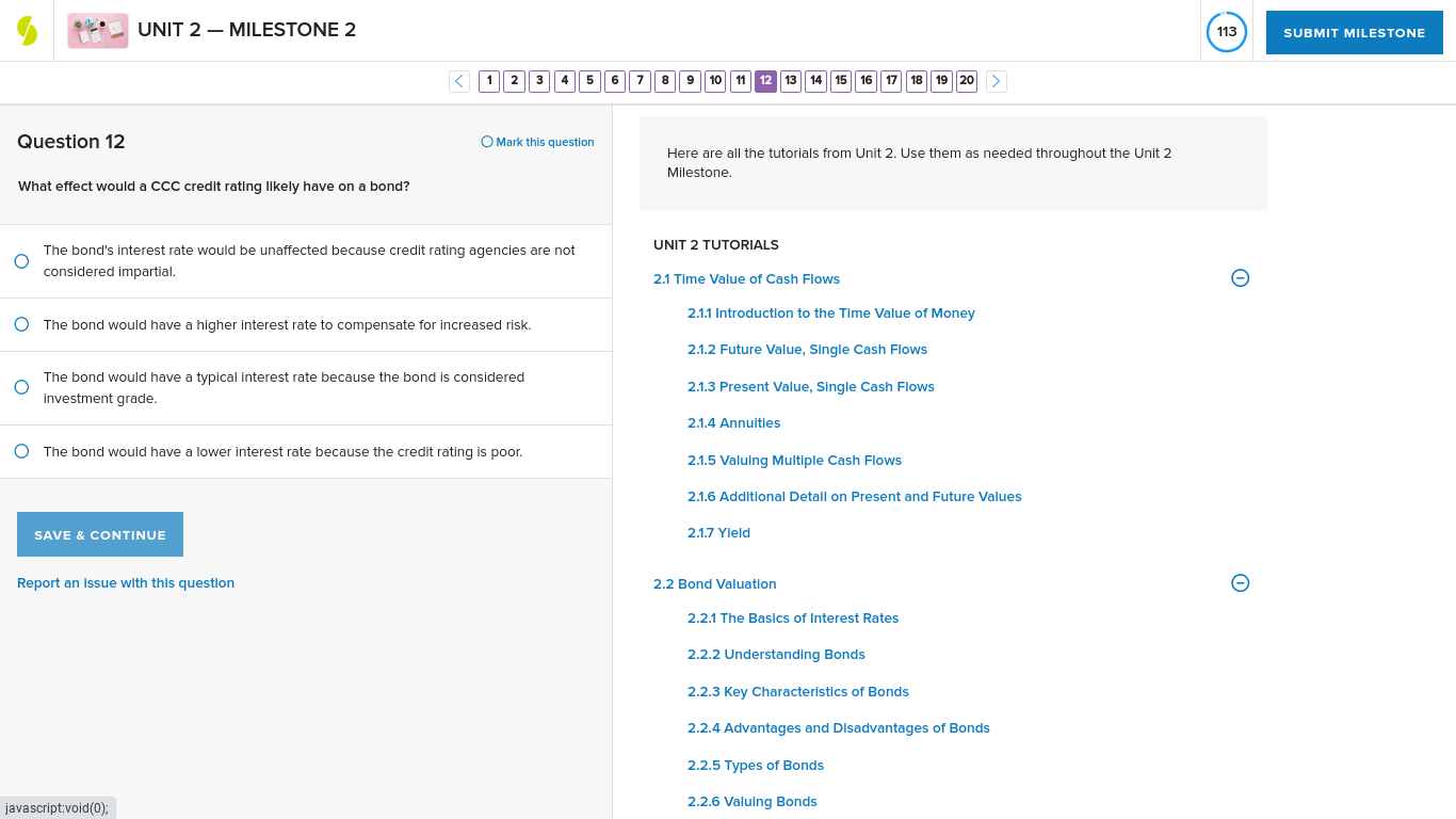 UNIT 2 - MILESTONE 2 114 SUBMIT MILESTONE < 1 2 3