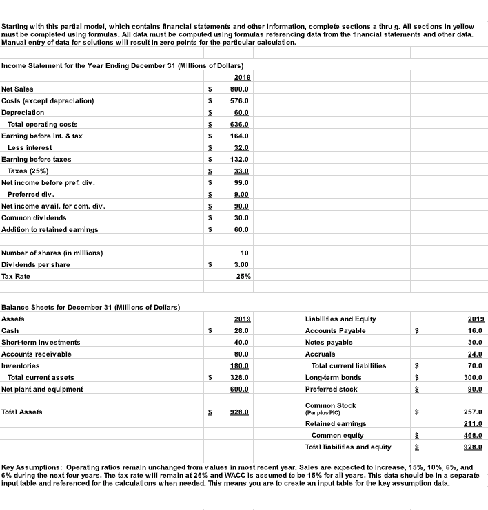 This is my financial management build a model. I