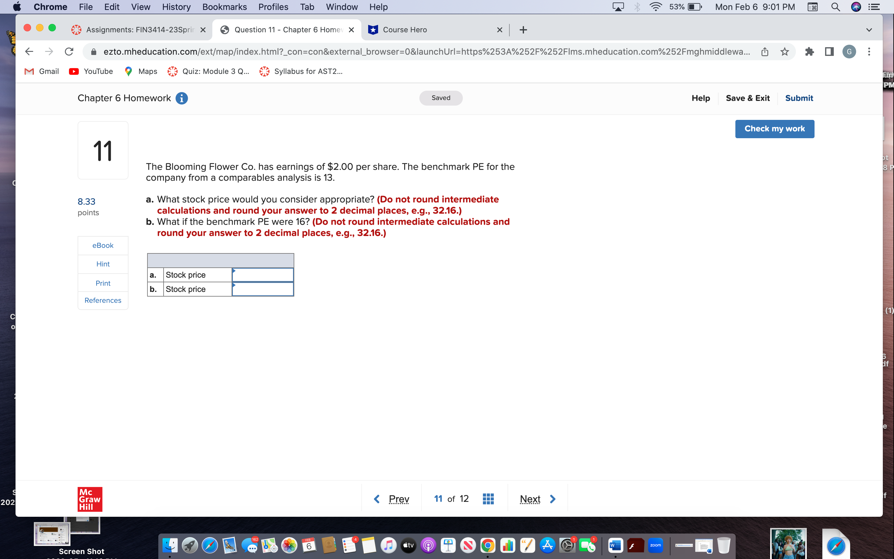 Chrome File Edit View History Bookmarks Profiles
