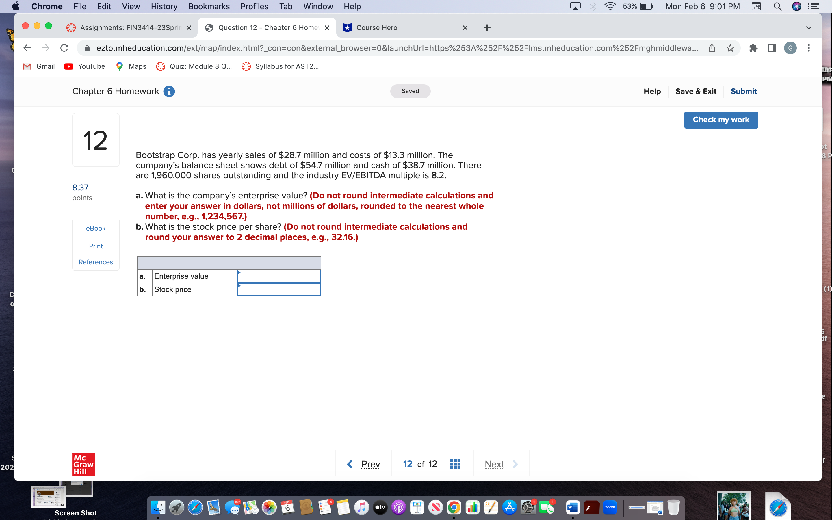 Chrome File Edit View History Bookmarks Profiles