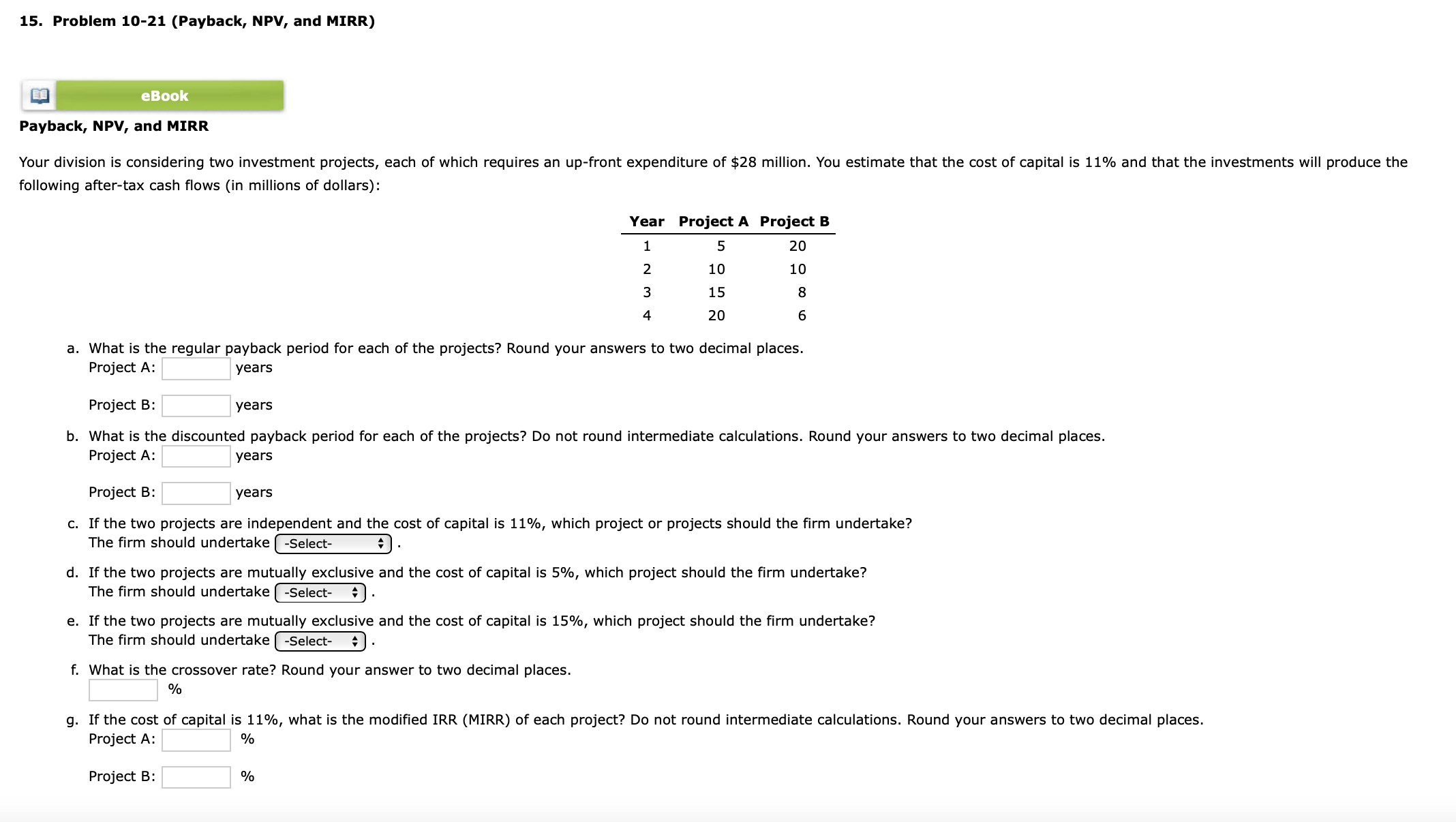 This is all that has been provided 15. Problem