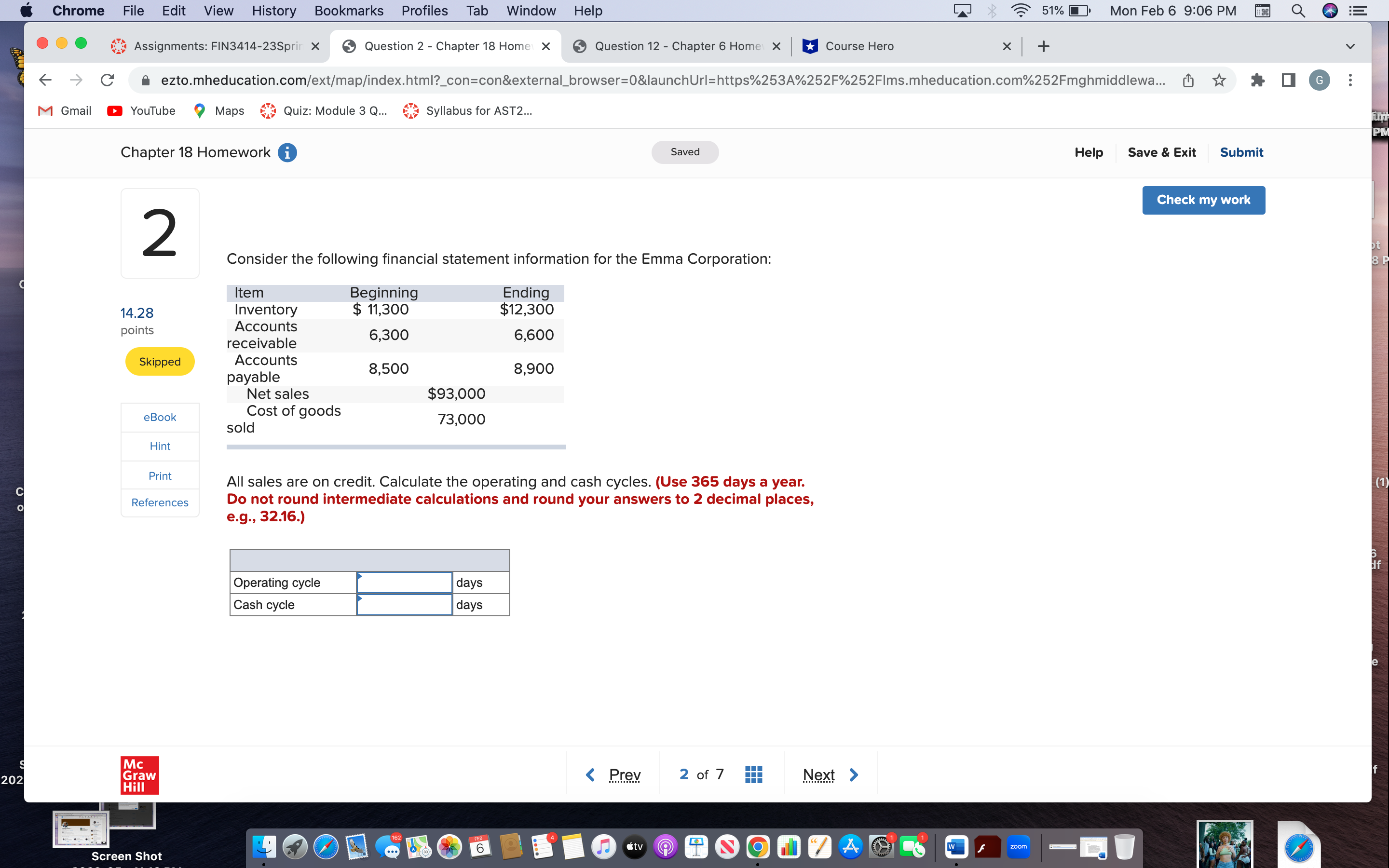 Chrome File Edit View History Bookmarks Profiles