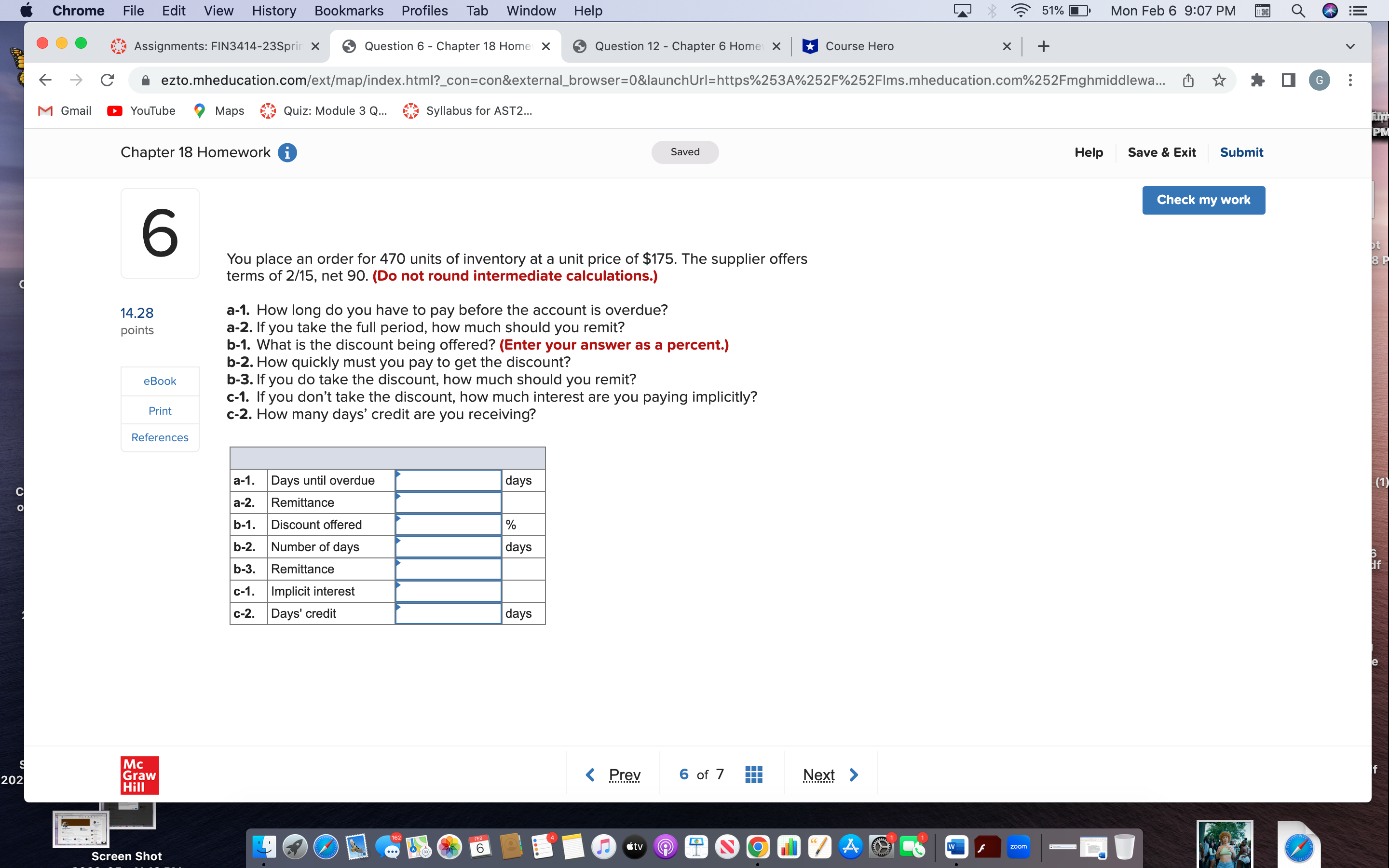 Chrome File Edit View History Bookmarks Profiles