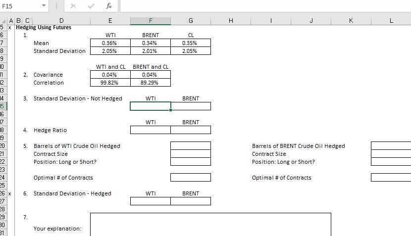 14 X A B C D E F G H Hedging Data Optimal Hedged