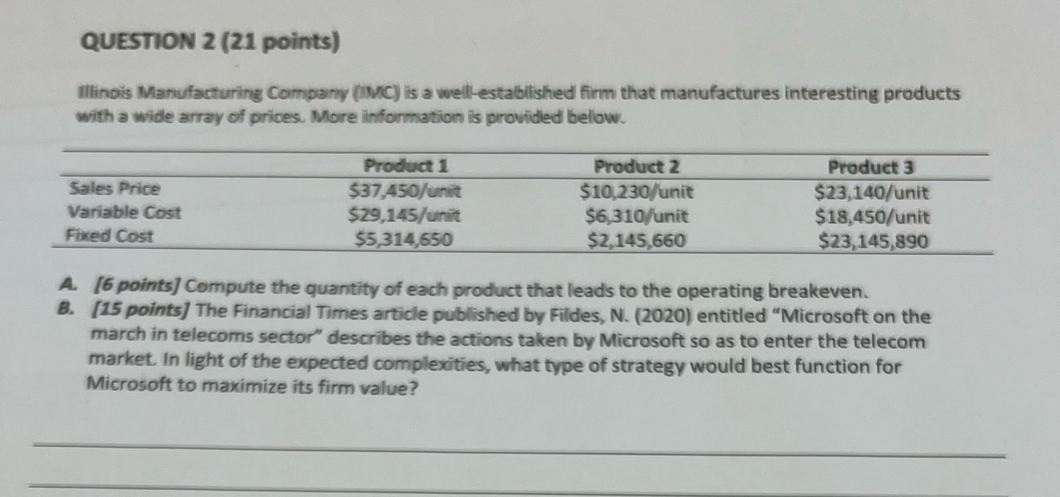 Please help me with this finance question I'm