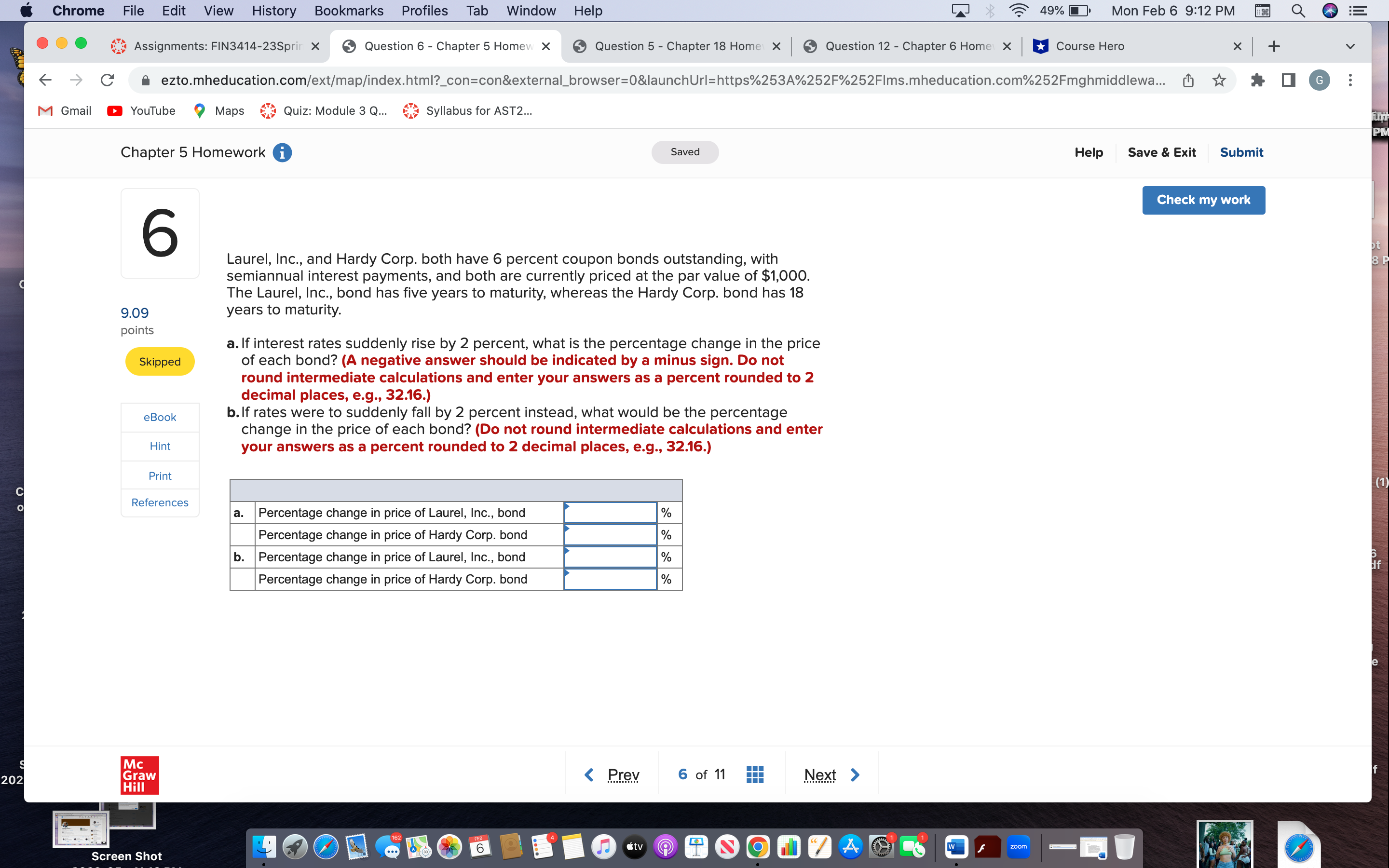 Chrome File Edit View History Bookmarks Profiles