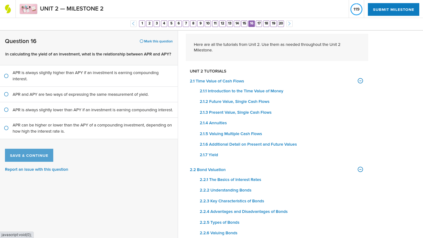 UNIT 2 - MILESTONE 2 120 SUBMIT MILESTONE < 1 2 3