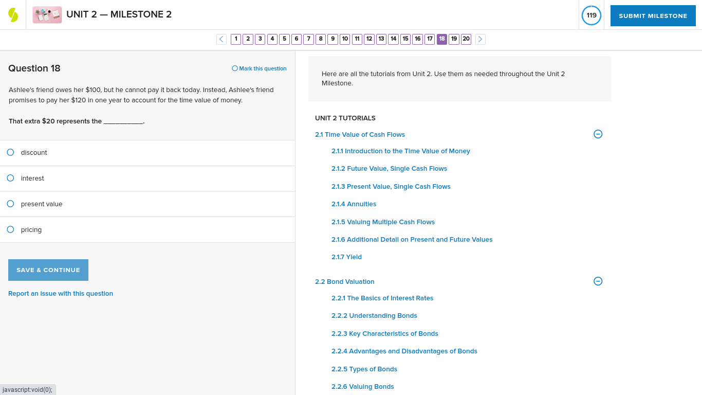 UNIT 2 - MILESTONE 2 120 SUBMIT MILESTONE < 1 2 3