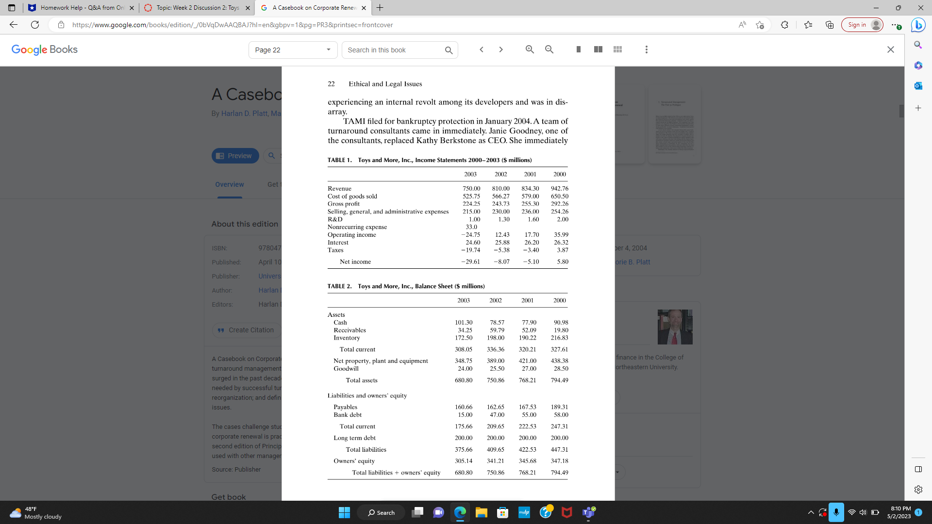 Please read this case and help me Develop a