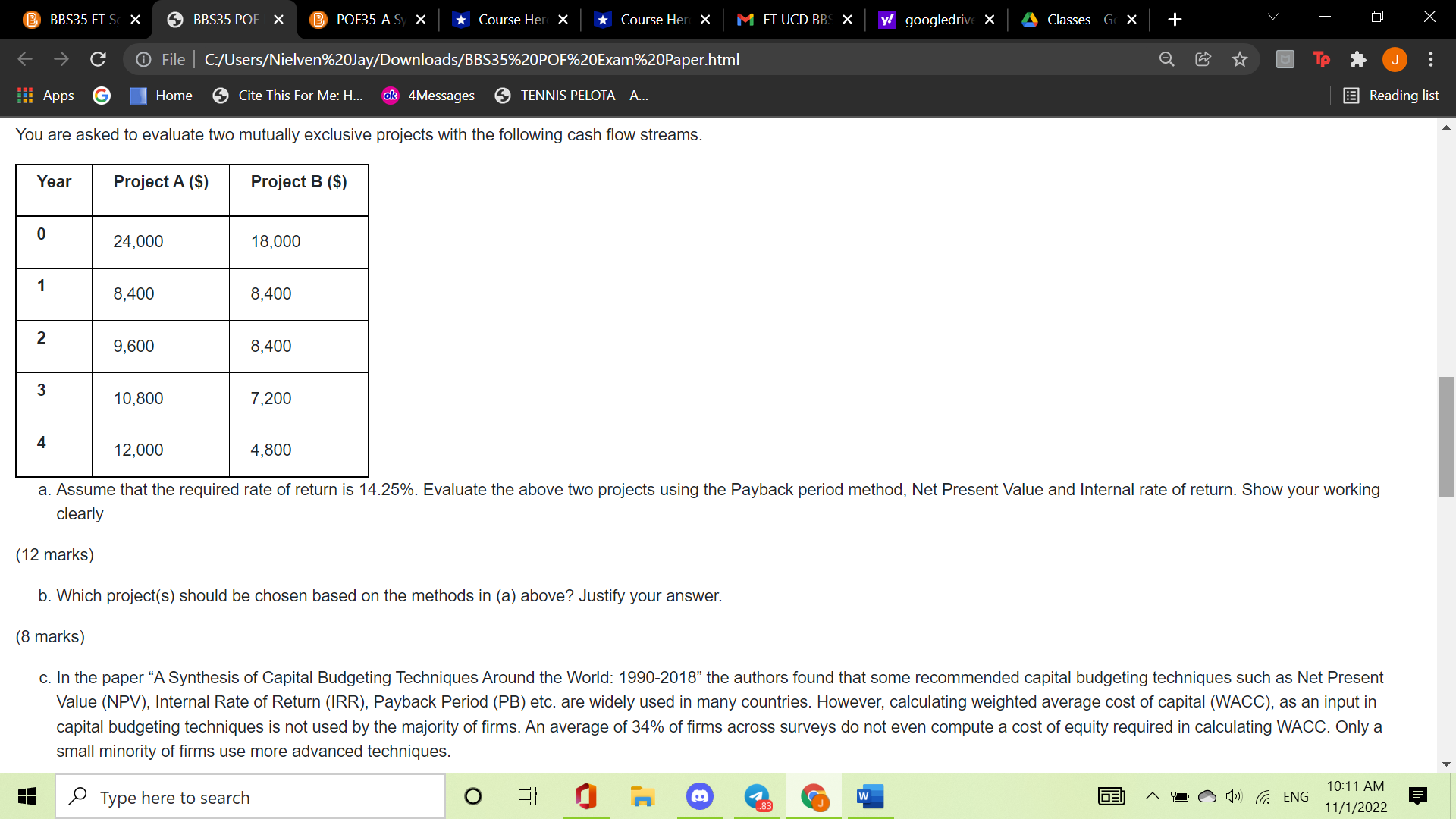 provide formulas please! B BBS35 FT Sc X S BBS35