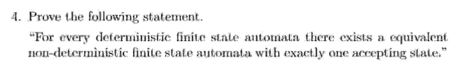 Prove the following statement. "For every