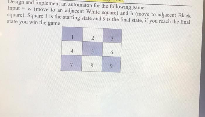 i want to implement the game by using any