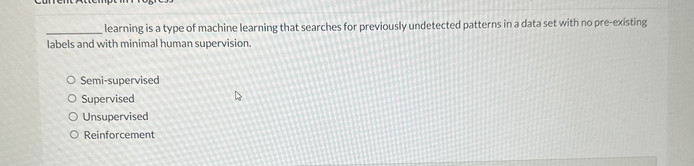 learning is a type of machine learning that