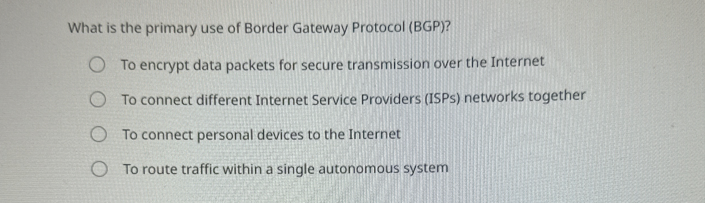 What is the primary use of Border Gateway