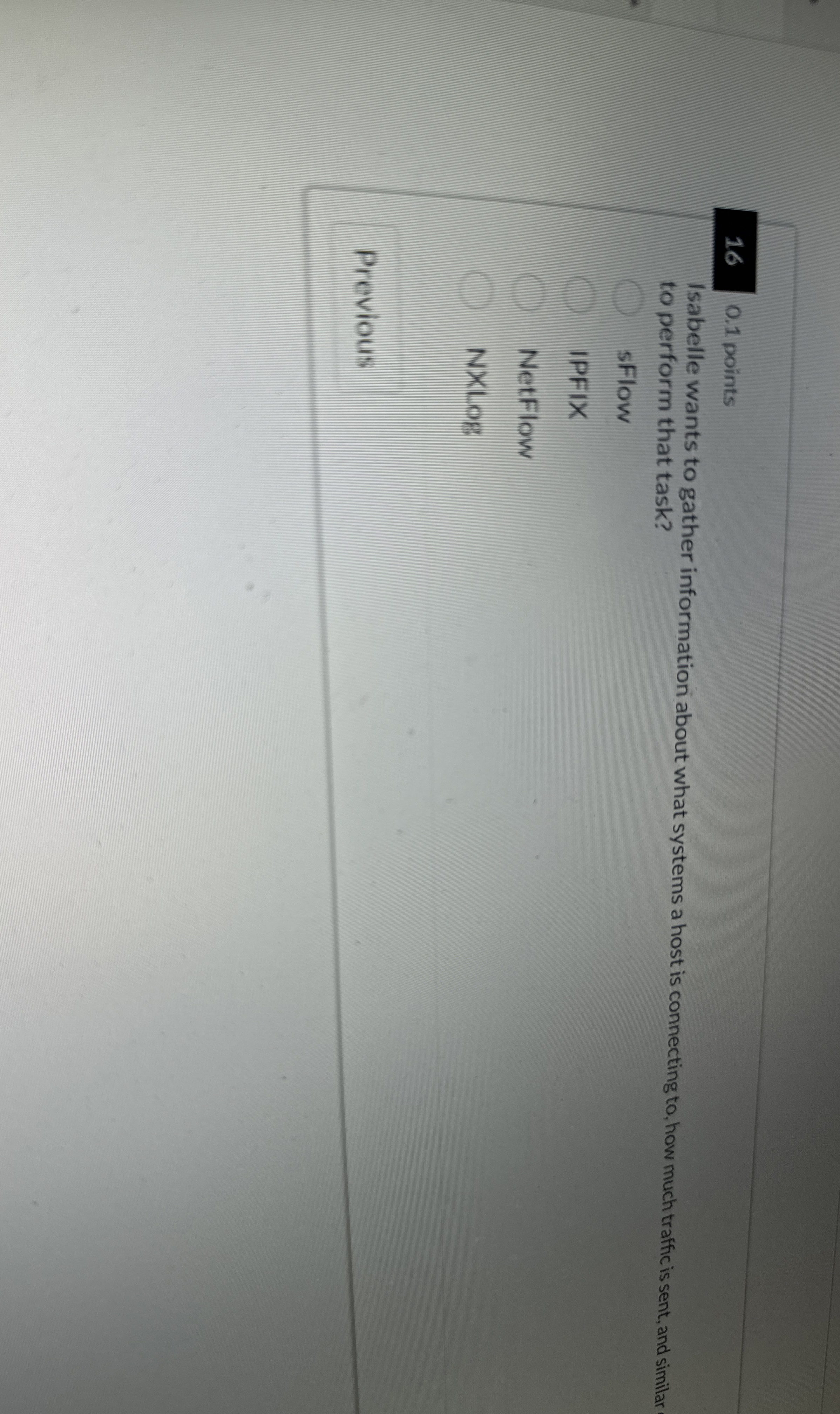 1 6 0 . 1 points Isabelle wants to gather