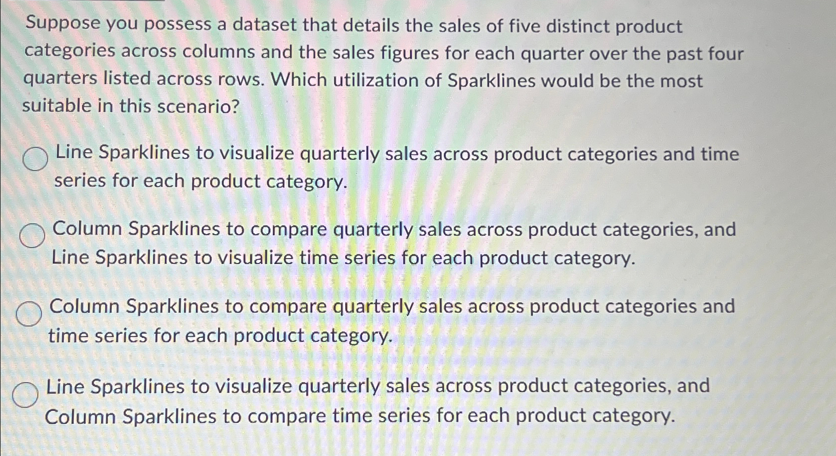 Suppose you possess a dataset that details the