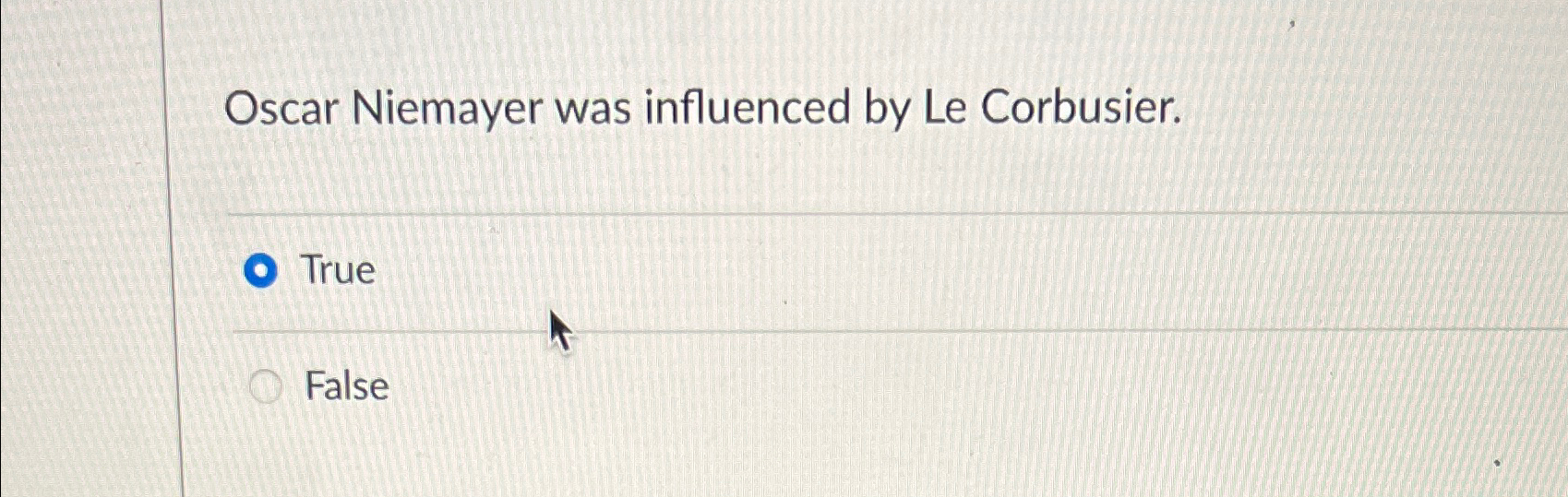 Oscar Niemayer was influenced by Le Corbusier.