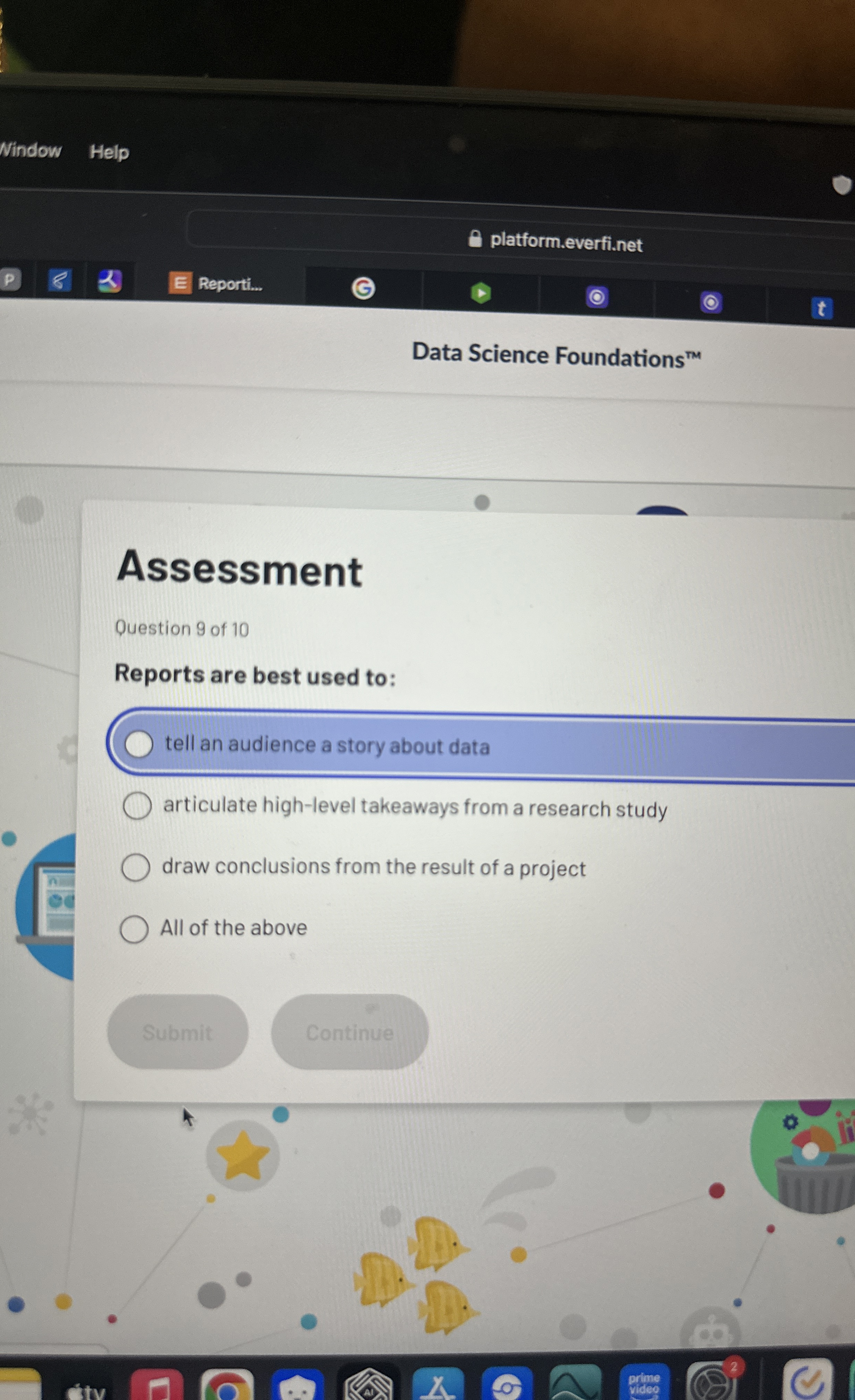 Nindow Help platform.everfi.net Reporti... Data