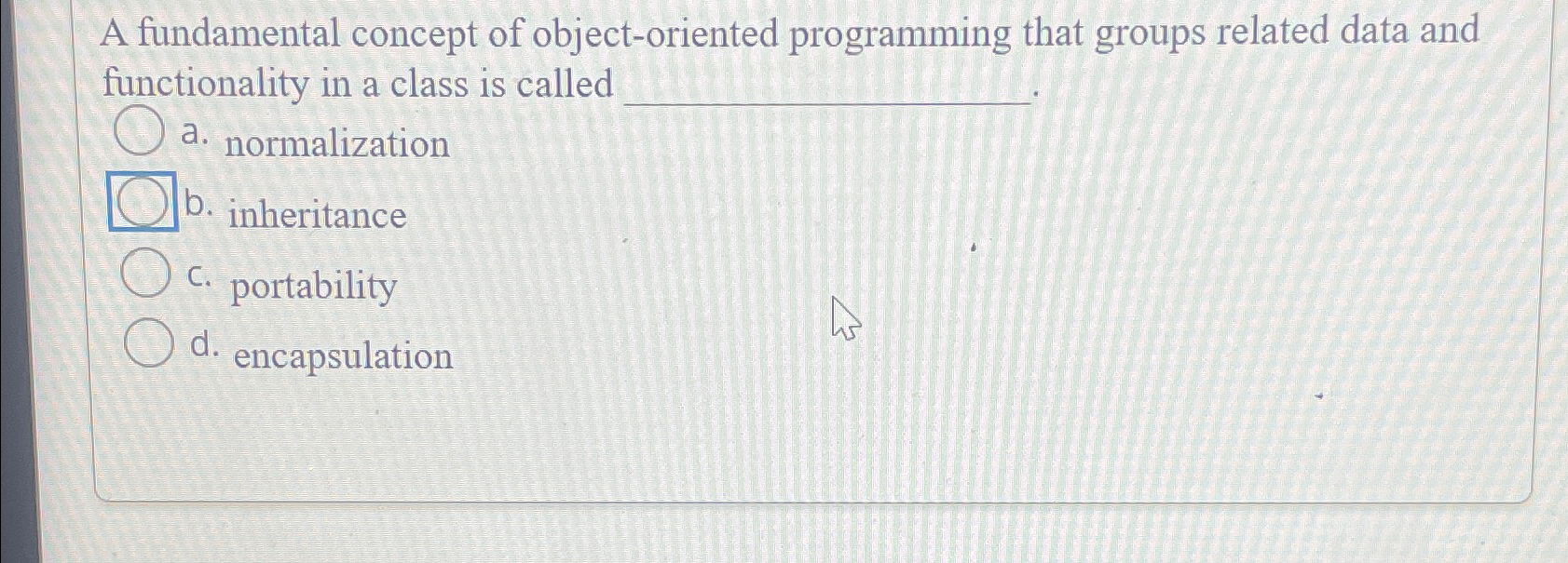 A fundamental concept of object - oriented