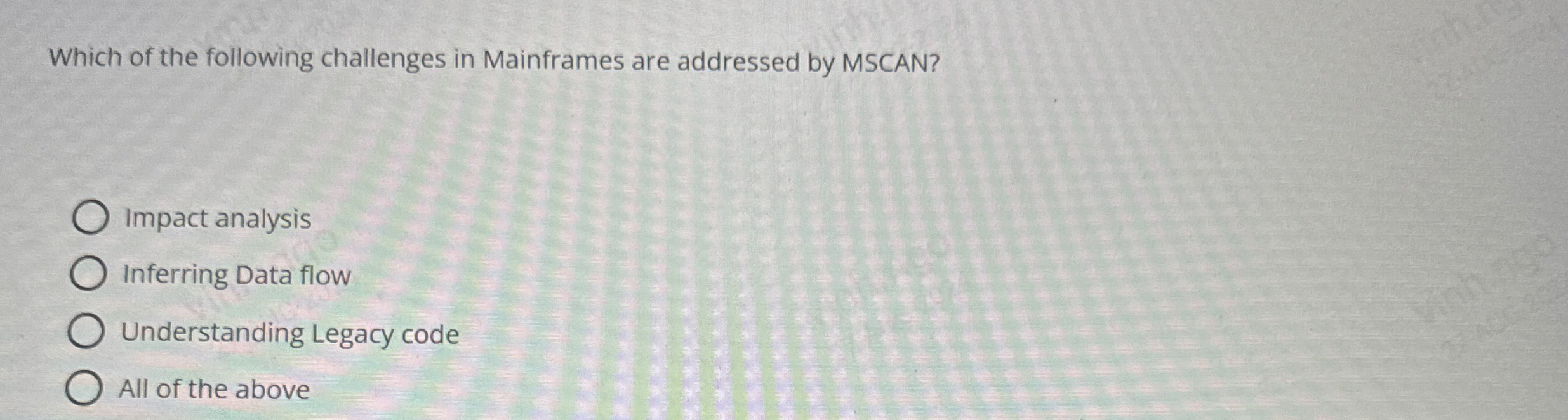 Which of the following challenges in Mainframes
