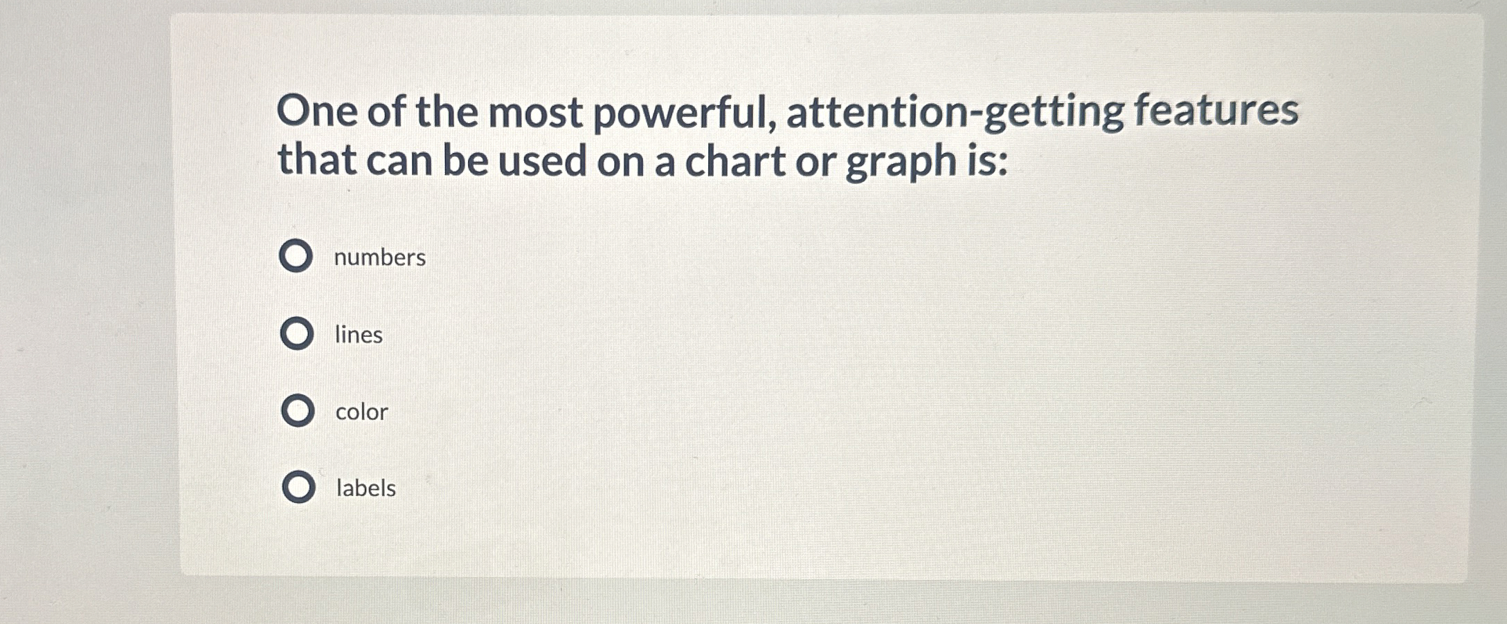 One of the most powerful, attention - getting