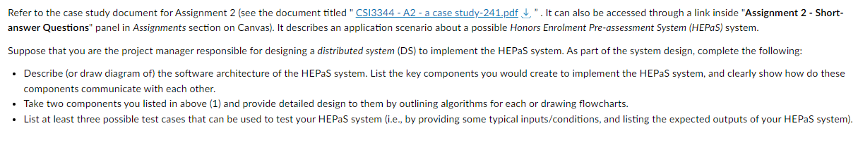 General Information This case study document