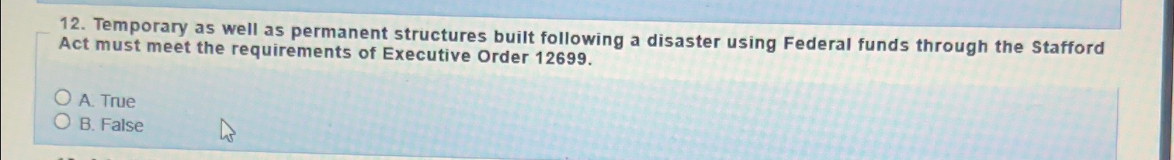 Temporary as well as permanent structures built