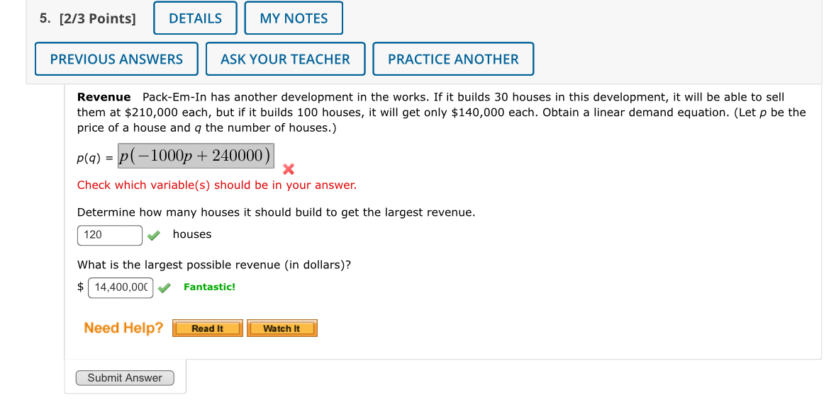 [ 2 / 3 Points ] Revenue Pack - Em - In has
