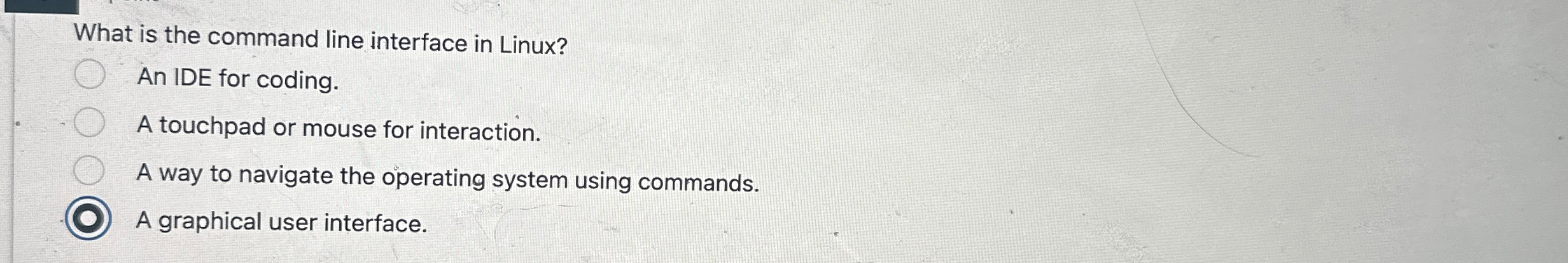 What is the command line interface in Linux? An