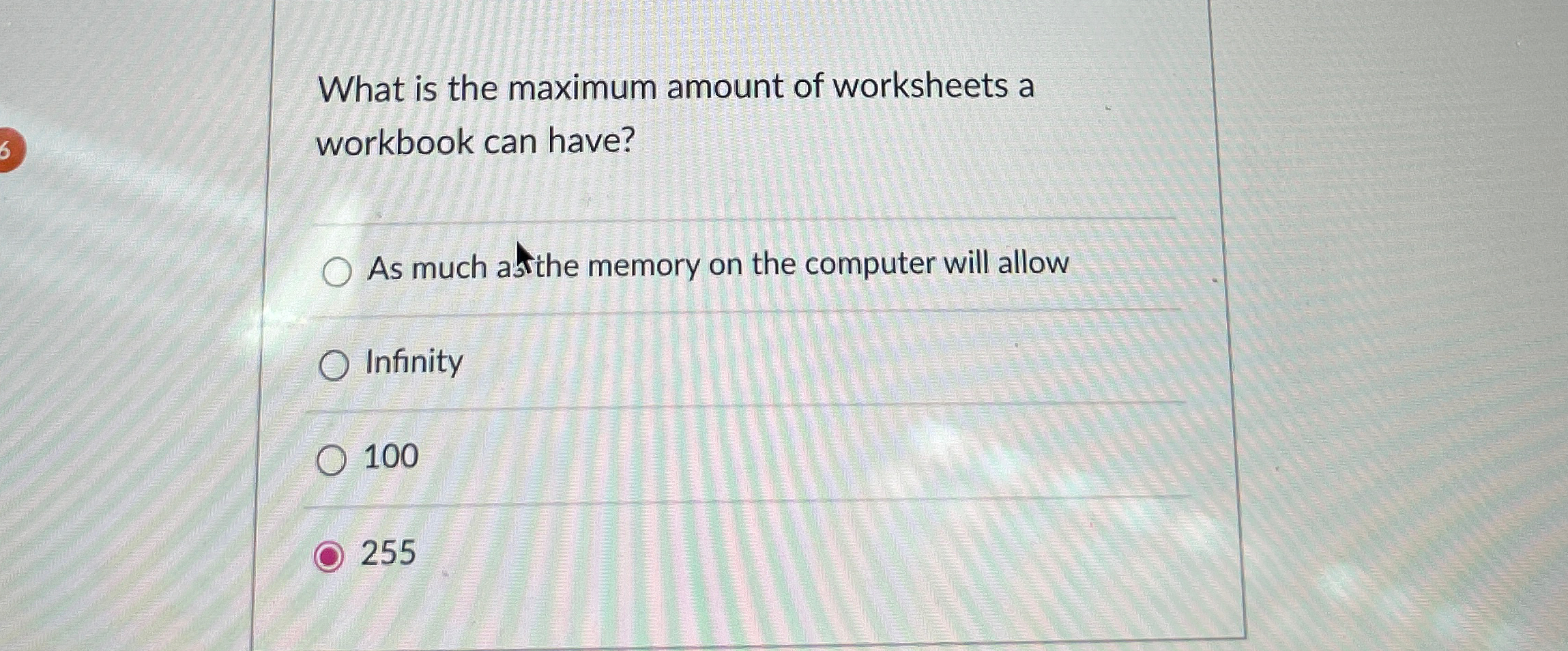 What is the maximum amount of worksheets a