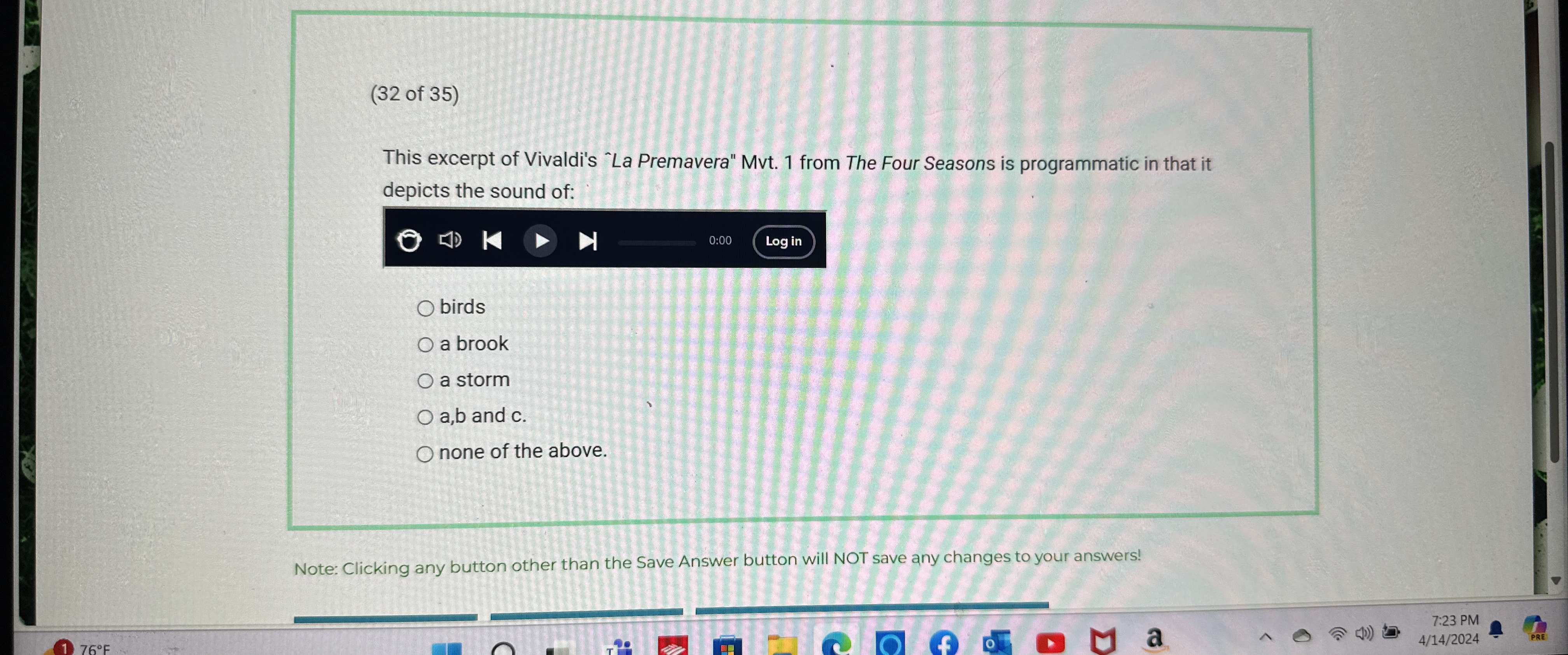 ( 3 2 of 3 5 ) This excerpt of Vivaldi's 