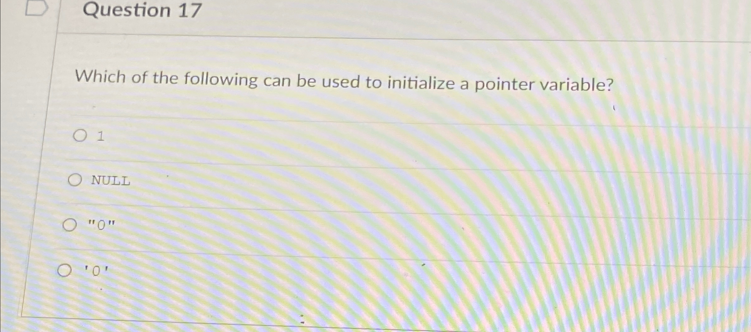 Question 1 7 Which of the following can be used