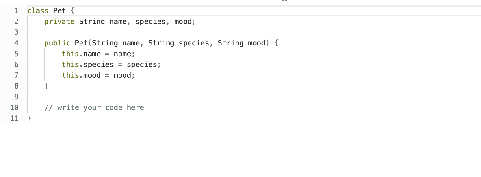 Question Goal: Learn how to override the toString