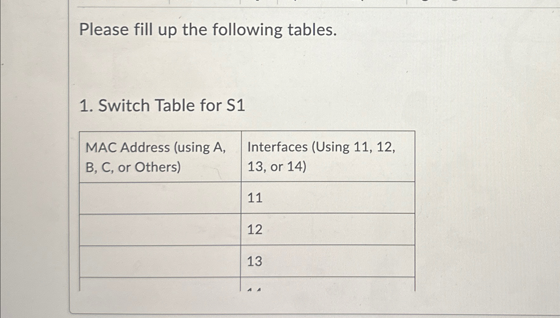 Data Link Layer ( 1 0 points. 2 . 5 points for
