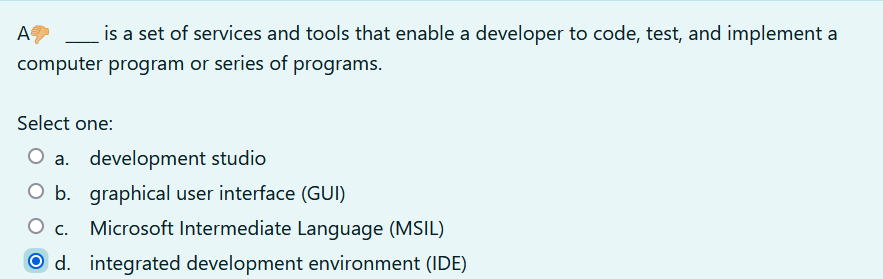 A is a set of services and tools that enable a
